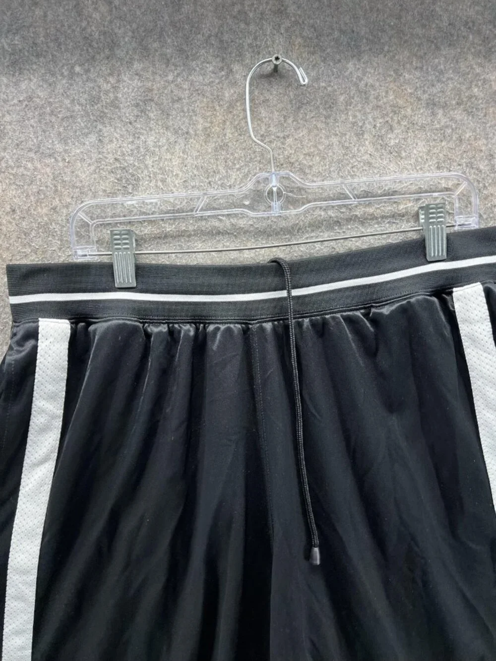 Jordan Shorts Mens 3XL Black Basketball Mesh Colorblock Logo Jumpman 12 Inseam